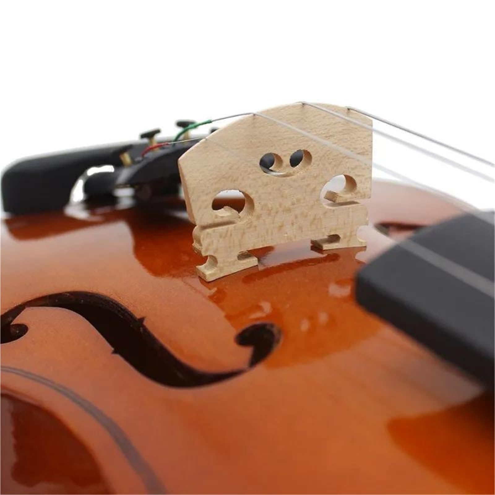 Violino Set 4/4 Violino Acustico In Legno Massello Di Abete Rosso Impiallacciato In Acero Violino Con Set Di Custodie In Tessuto