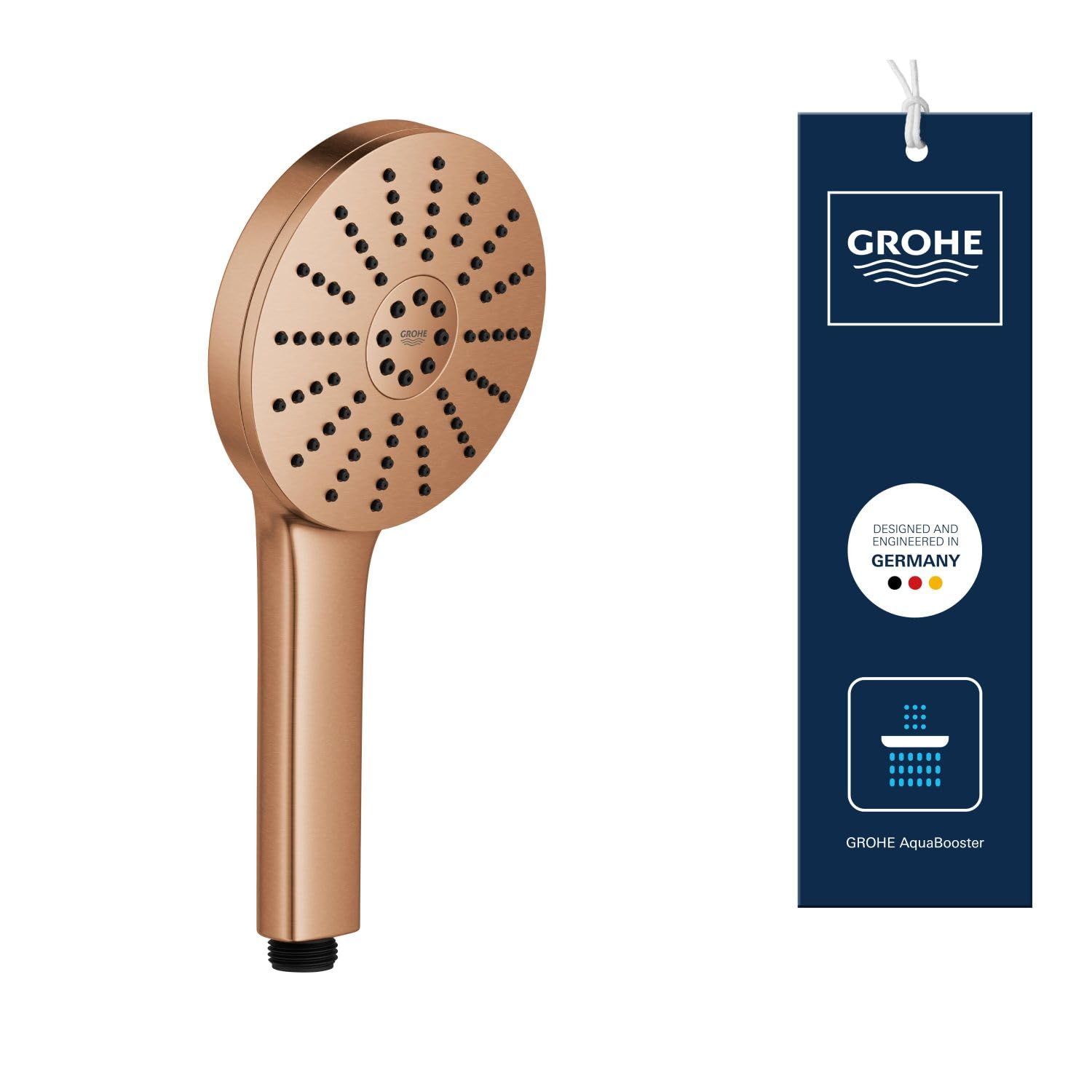 GROHE Vitalio Joy+ 120, Duschkopf mit Boost-Funktion für mehr Strahlpower