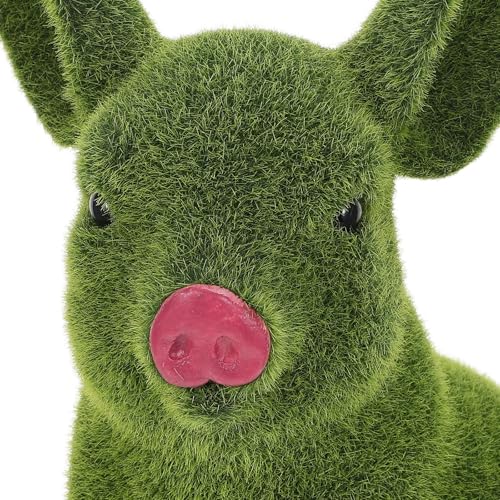 Décoration extérieure et jardin statue cochon vert Sosoport - 4