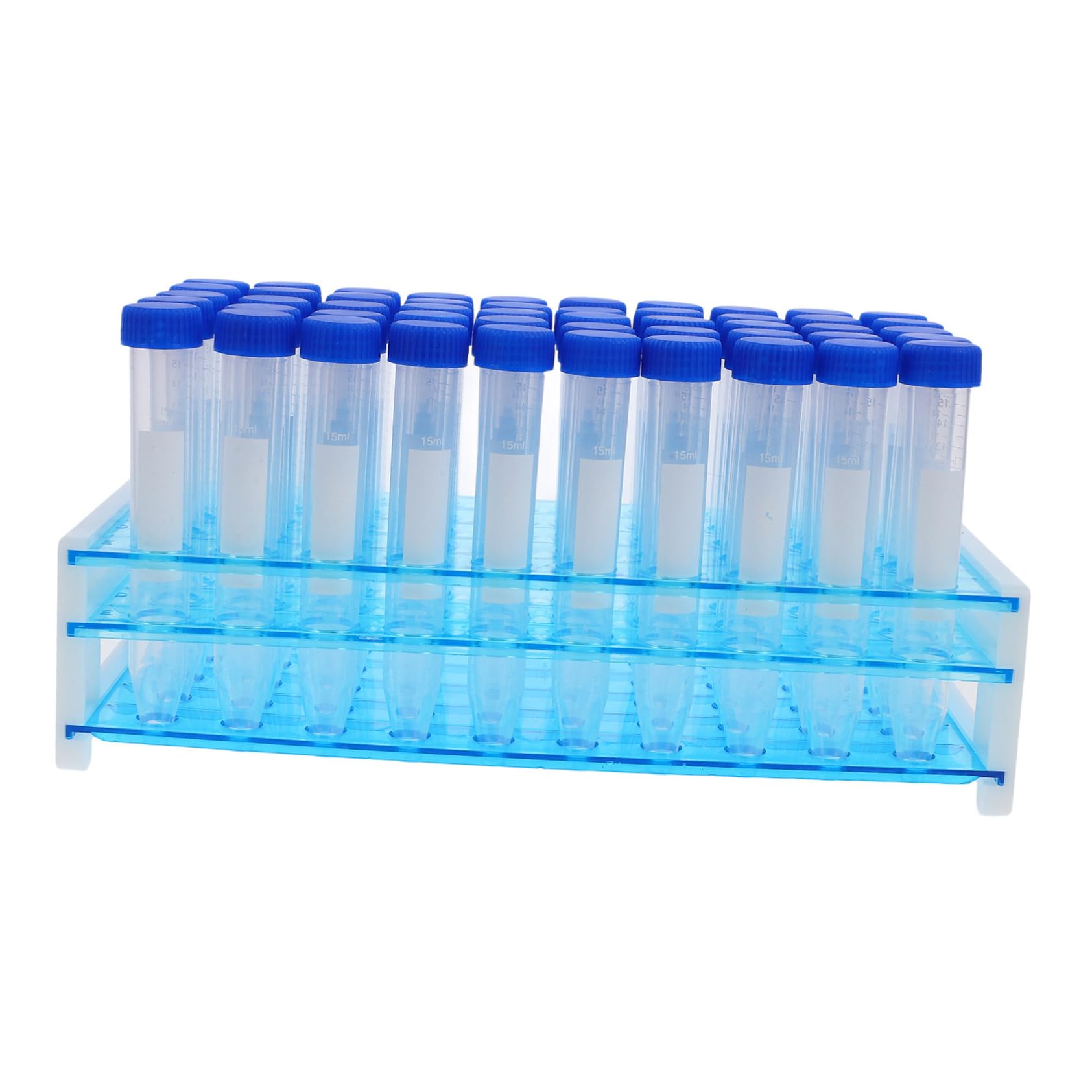 Gatuida 100piezas Gradillas para Tubos de Ensayo Tubos de Centrífuga de Ensayo de Plástico para Laboratorio para Experimentos Científicos y Uso Laboratorio
