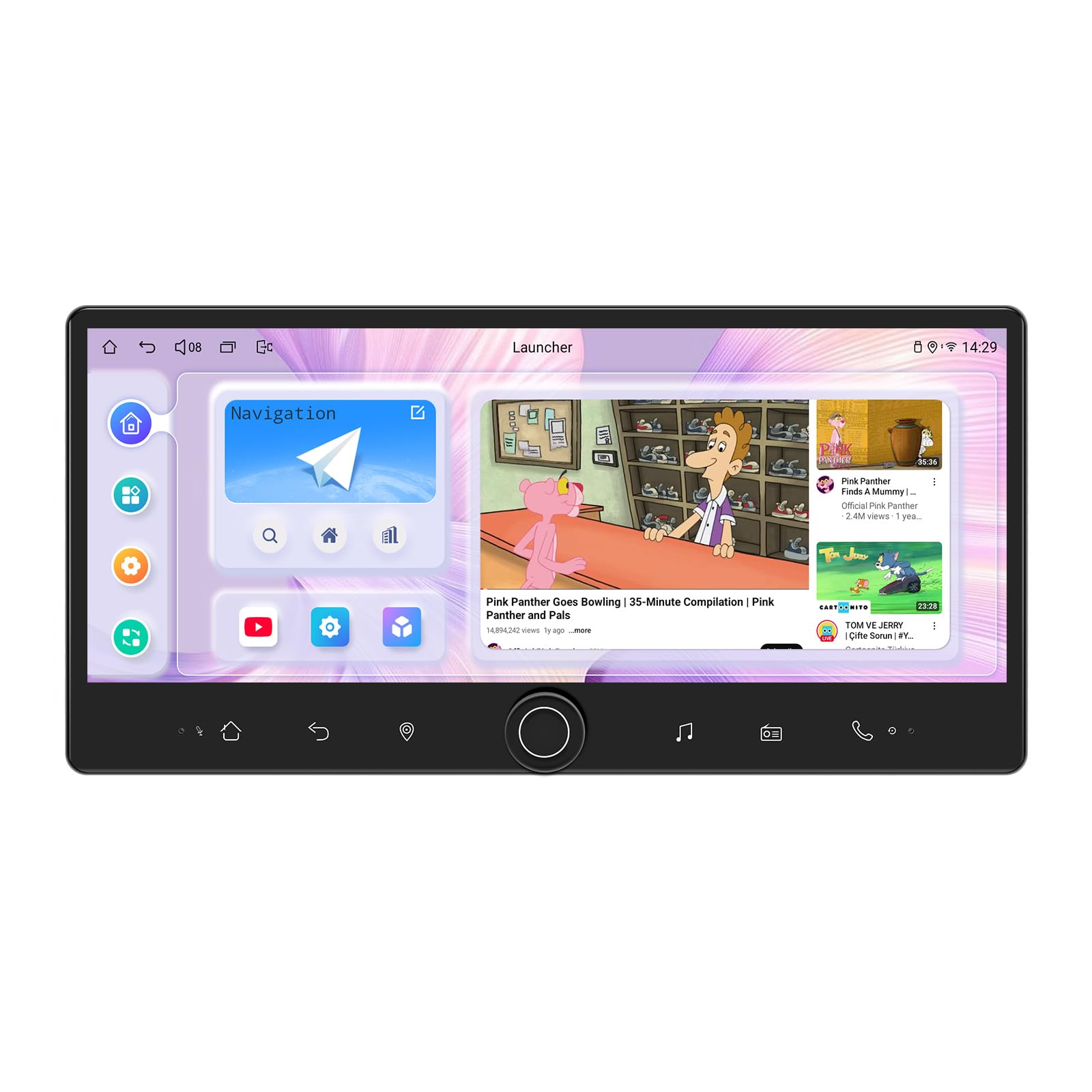 Photo 1 of Joying 12.3" Double Din Car Stereo with Carplay and Android Auto, Android 13 Head Unit Detachable Touch Screen Radio with Subwoofer Output, Coaxial Output, Optical Output(JY-HTD03N8)