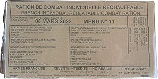 Future Essentials French Military MRE, RCIR, Original Foreign MRE, Menu 11, 24 Hour Ration