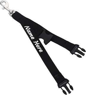 Personalized Custom Scuba BC Fin Holder, Mask Keeper with Embroidered Text