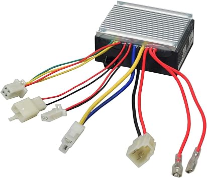 AlveyTech 24 Volt ZK2430-D-FS-ROHS Controller for The Razor MX400 Dirt Rocket Bike Versions 33-36 - Replacement Motor Speed Control Module with 4-Wire Throttle Connector
