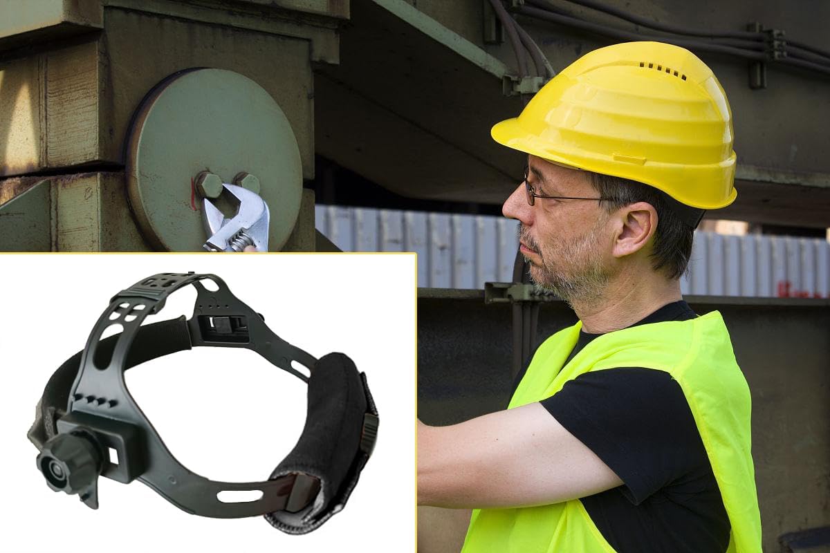 10pcs Welding Helmet Rear Sweatband, Air Cushion Sweatband, Soft and Comfortable, Welding Helmet Rear Sweatband (Black)