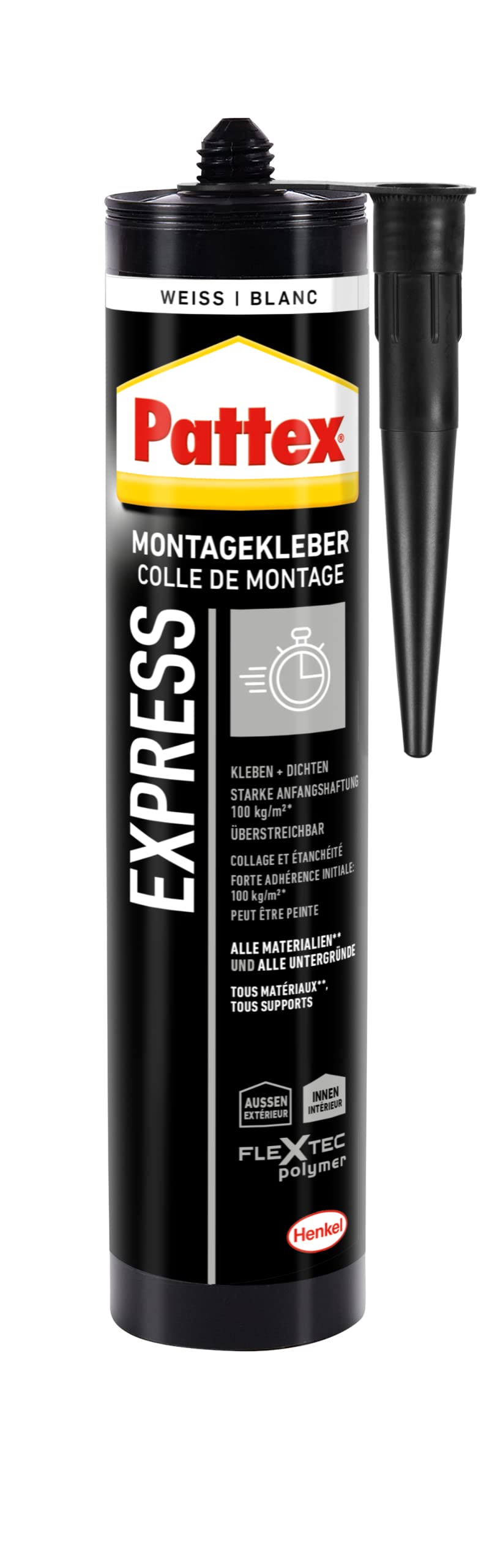 Pattex Pegamento de montaje Express, 1 x 440 g