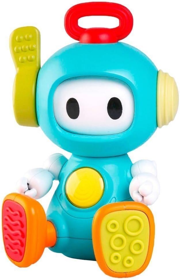 Infantino Senso' Discovery Robot - Changeable Face, Movable Arms and Legs, Active Light and Music