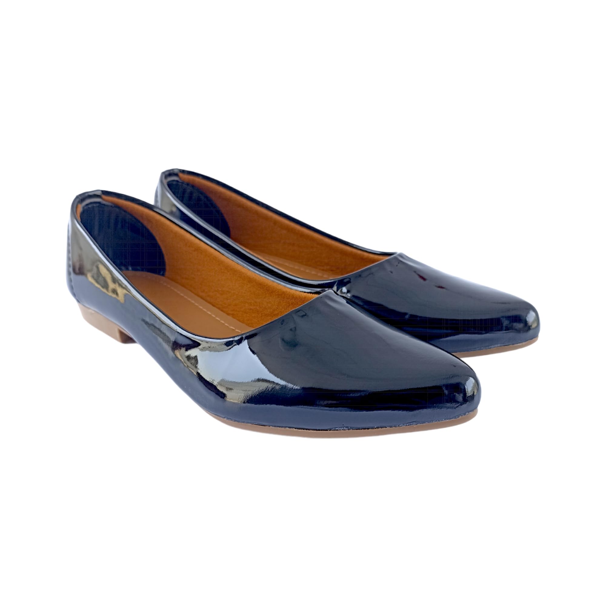Womens Casual Solid Bellies | Womens Ballet Flats (Black, Numeric_4) (B0C81ZQNCK) Amazon Price History, Amazon Price Tracker