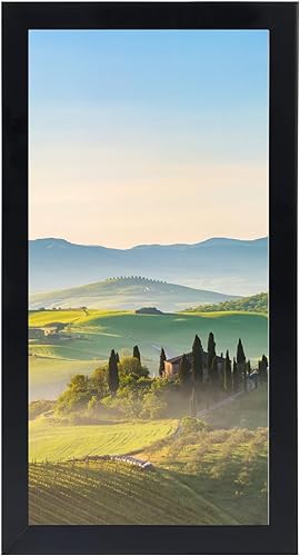 Miniatura 9 de HUKONHEP Portarretratos negros de 10 x 14 pulgadas, para pintura de diamantes de 12 x 16 pulgadas, marco de fotos con plexiglás, horizontal y