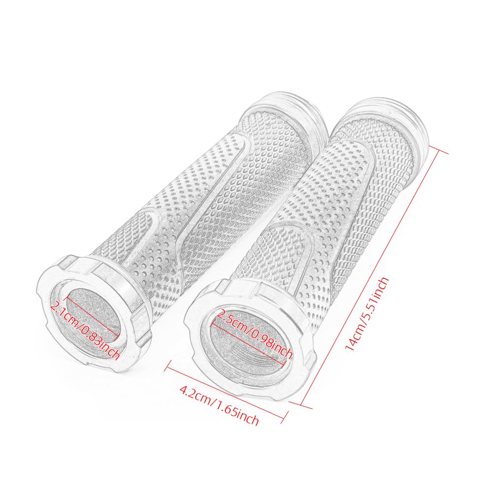 Poignée Moto Universel 7/8" Poignet Moto 22mm Aluminium Poignées pour Cafe Racer Bobber Chopper Scooter E-Bike ATV UTV Street Bike Dirty Bike
