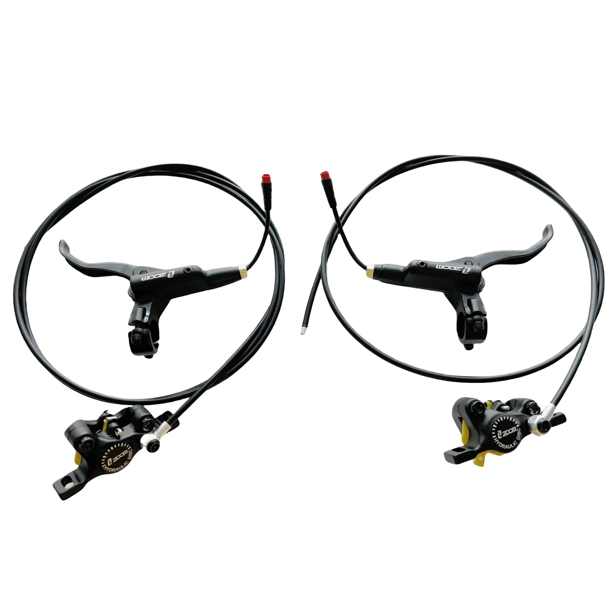 Kit de frein hydraulique pour scooter électrique, poignées de frein à huile et câbles