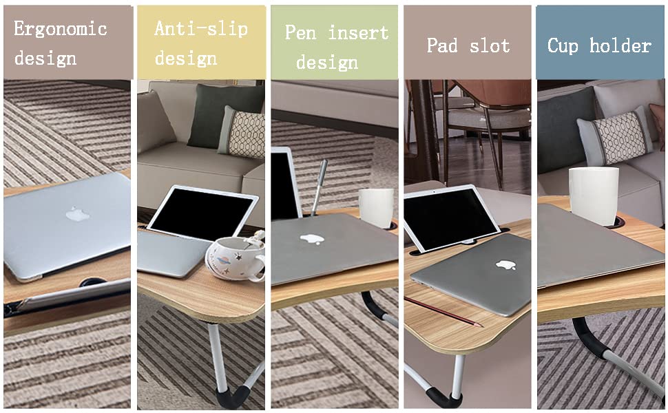 Lotus-Loft-Wooden-Lap-Desk-for-Kids-and-Adults-Portable-Foldable-Bed-Table-with-Cup-Holder-Tablet-Slot-for-Studying-Working-and-Eating-in-Bed-Sofa-or-Couch