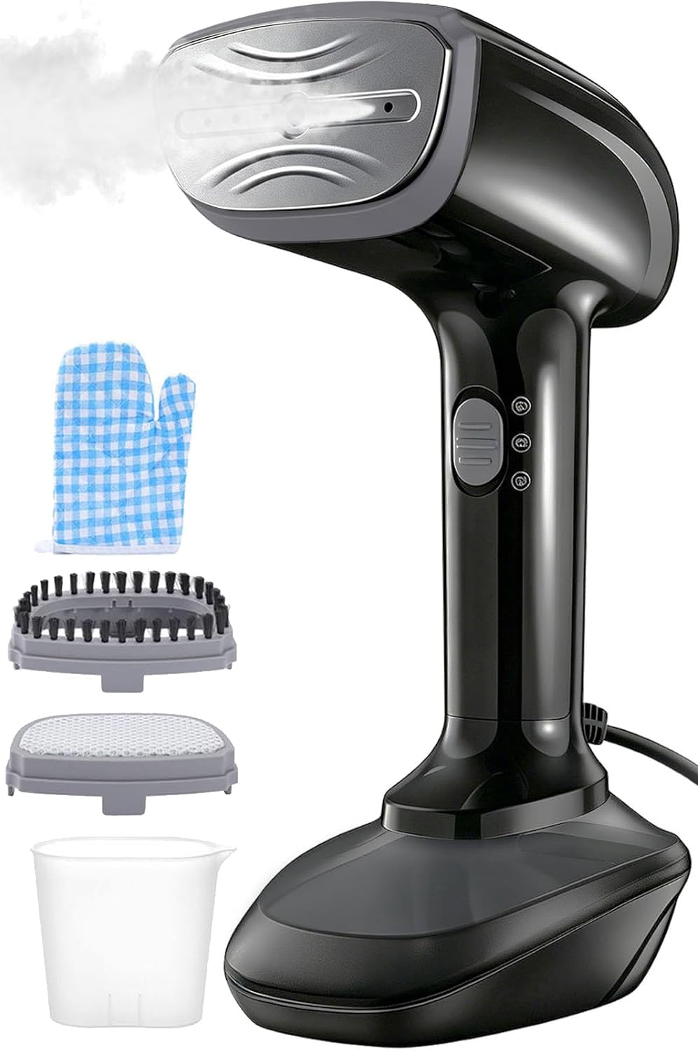 NTAYDZSW Fer à repasser vapeur portable de voyage 1800W, préchauffage 20s, réservoir 300ml amovible, arrêt automatique, débit vapeur 20g/min, défroisseur pour maison, voyage et bureau
