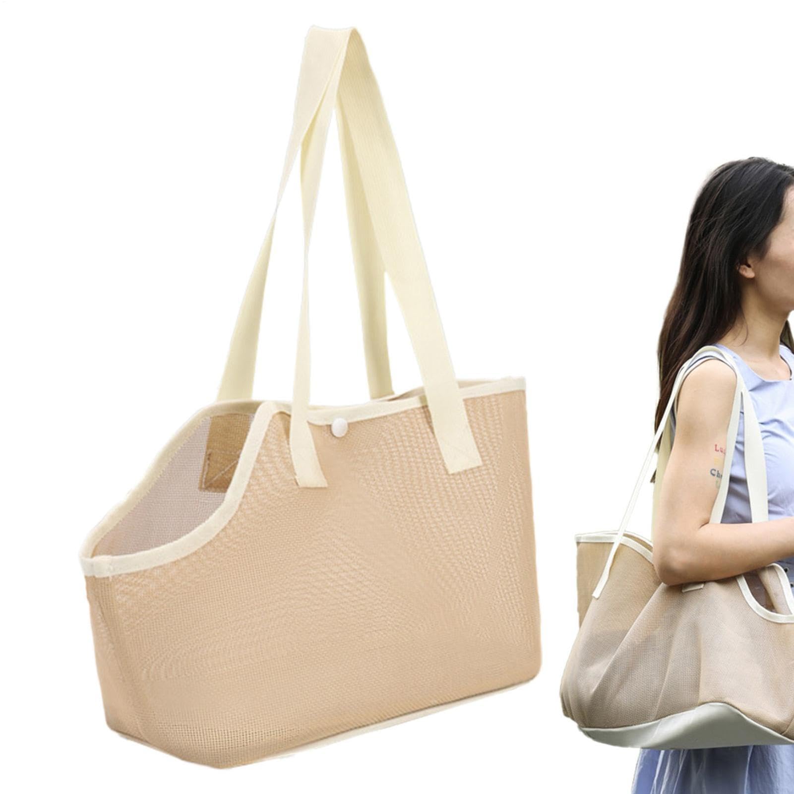Bolso de hombro para mascotas y transportín de gatos idóneo para viajes largos