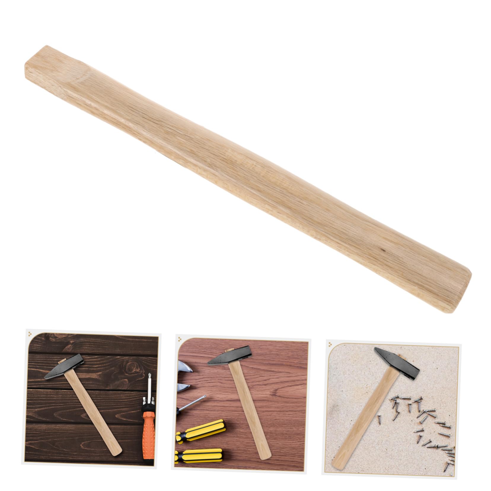 HOLIDYOYO Wood Hammer Grip Replacement Easy Install Smooth Surface Safe Material for Hammer Handles