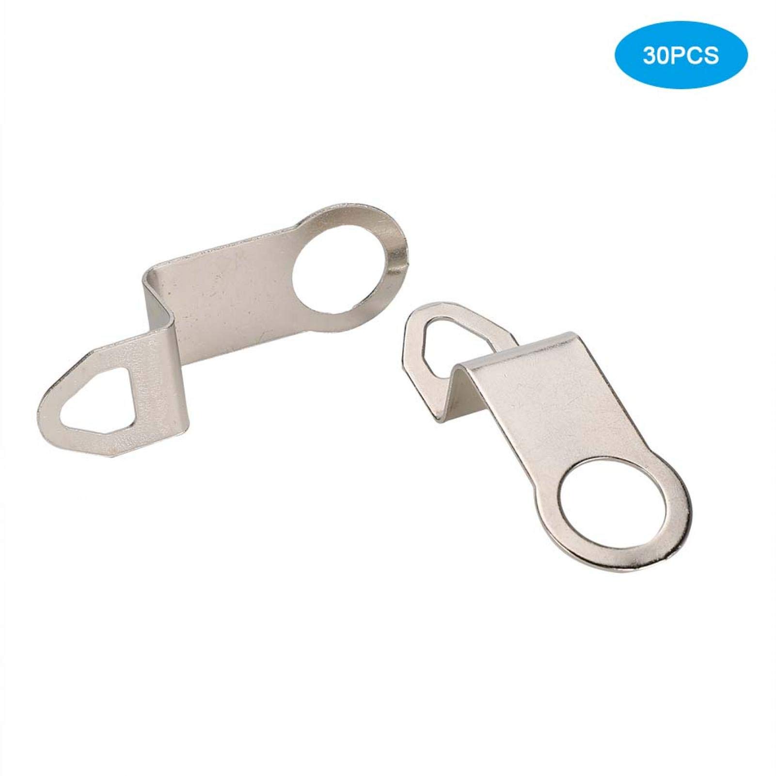 EVTSCAN Quartz Clock Movement Hook, 30Pcs/Set Quartz Clock Movement Hook Hanger Repairing DIY Making Replacement Accessories - View #8