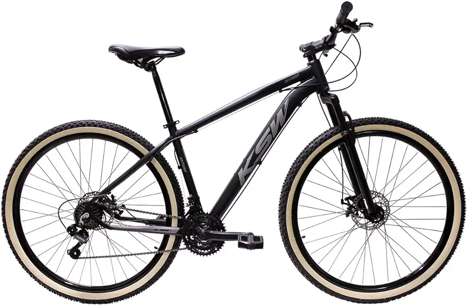 Bicicleta Aro 29 Ksw 21 Marchas Alumínio Cambio Shimano Freio a Disco