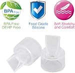 Replacement Duckbill Valves Compatible with Lansinoh Breast Pumps Replace Lansinoh White Valves Lansinoh Breast Pump Parts/Accessories. Use with Signature Pro/Smartpump/Manual Breast Pumps