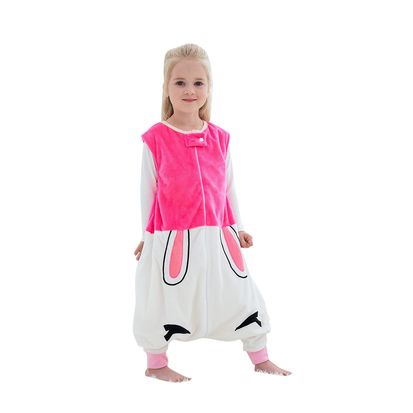 Baby Schlafsack Mit Füßen - Ganzjahres Strampler 1-7 Jahre - Mit Reißverschluss Und Langen Ärmeln