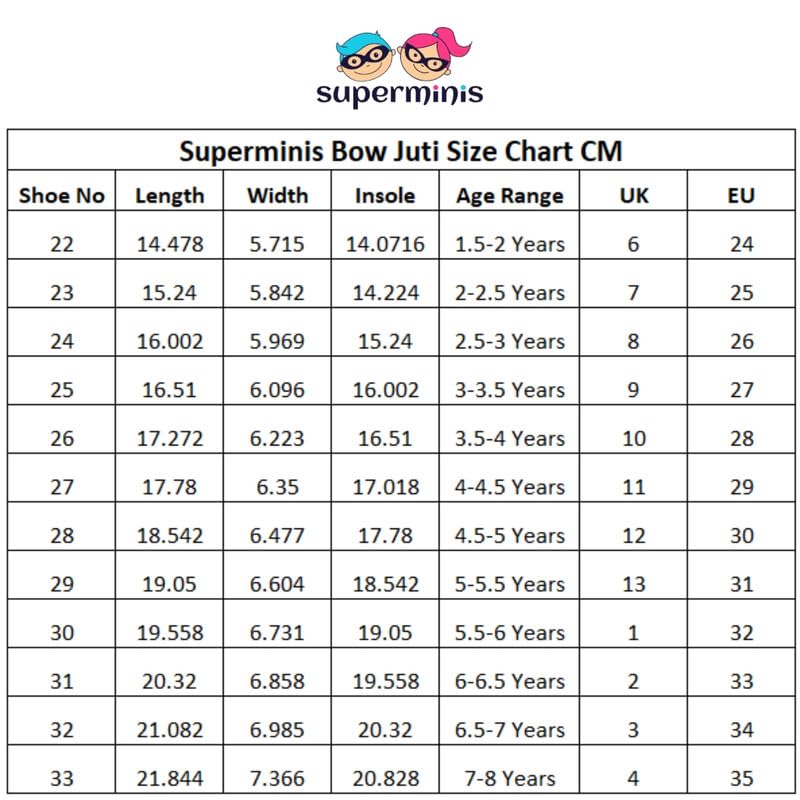 superminis Girls Bow Design with Glitter Shoe/Sandal/Juti 7 619jHJ1YbsL