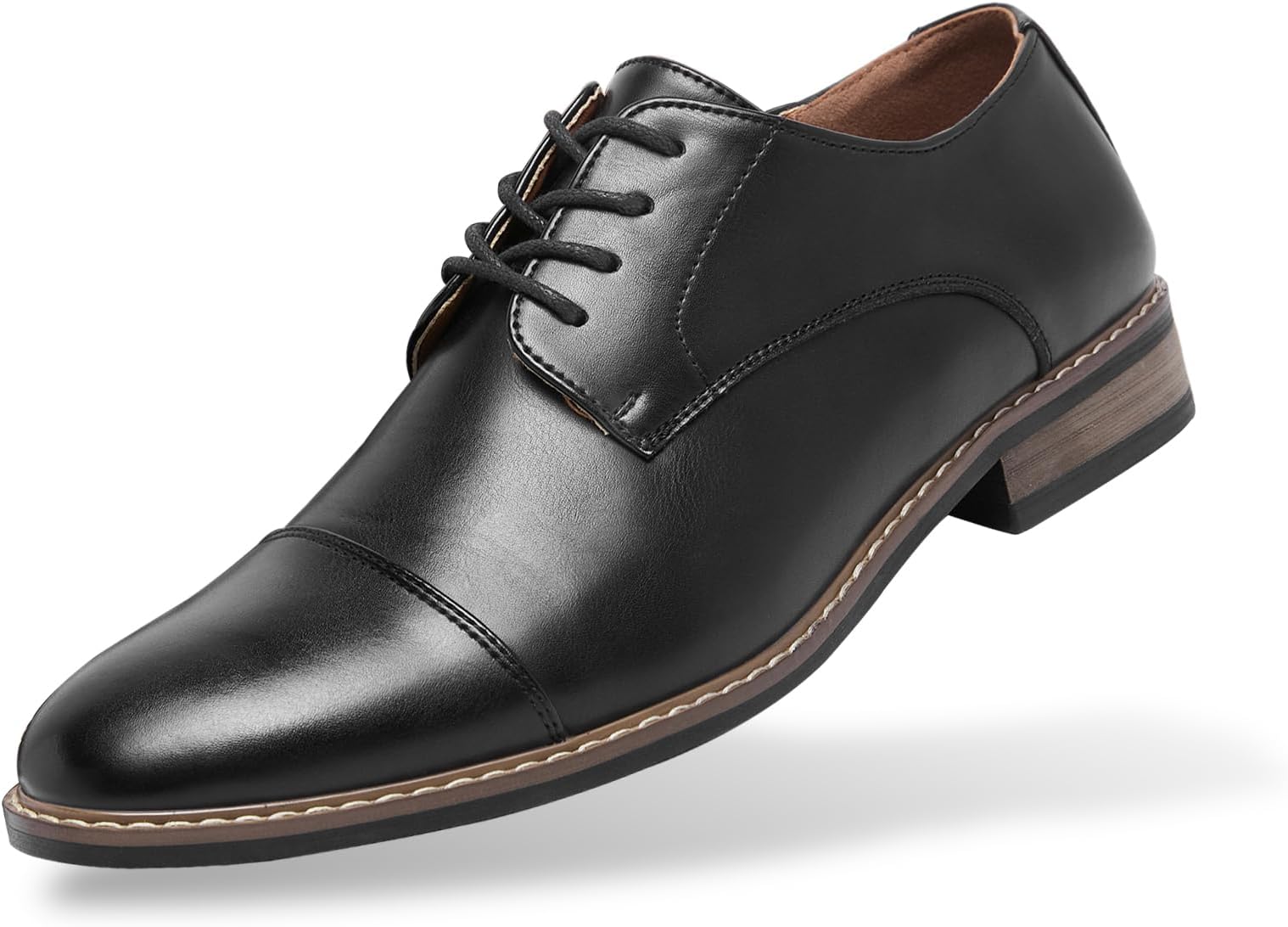 SILENTCARE Men's Oxfords Formal Dress Shoes Black, 14