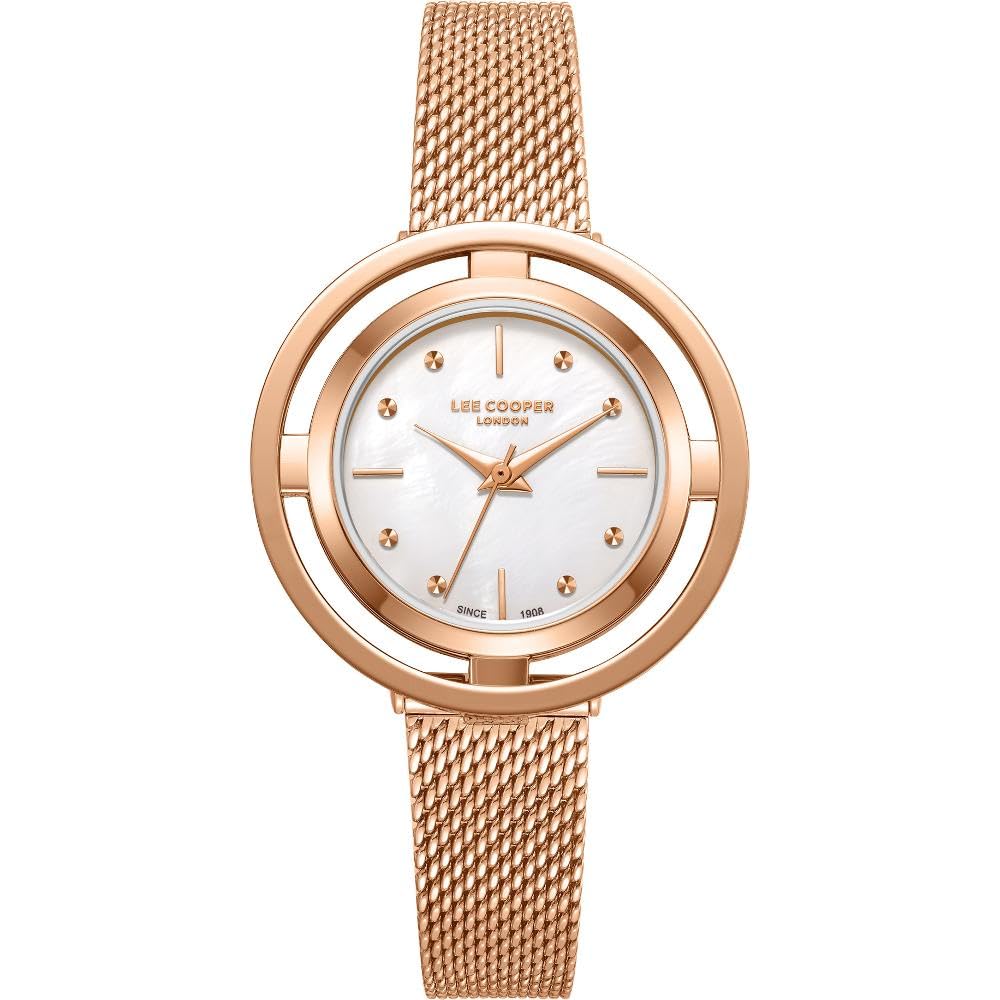 Lee Cooper Reloj analógico para Mujer con Esfera de nácar - LC08052.420