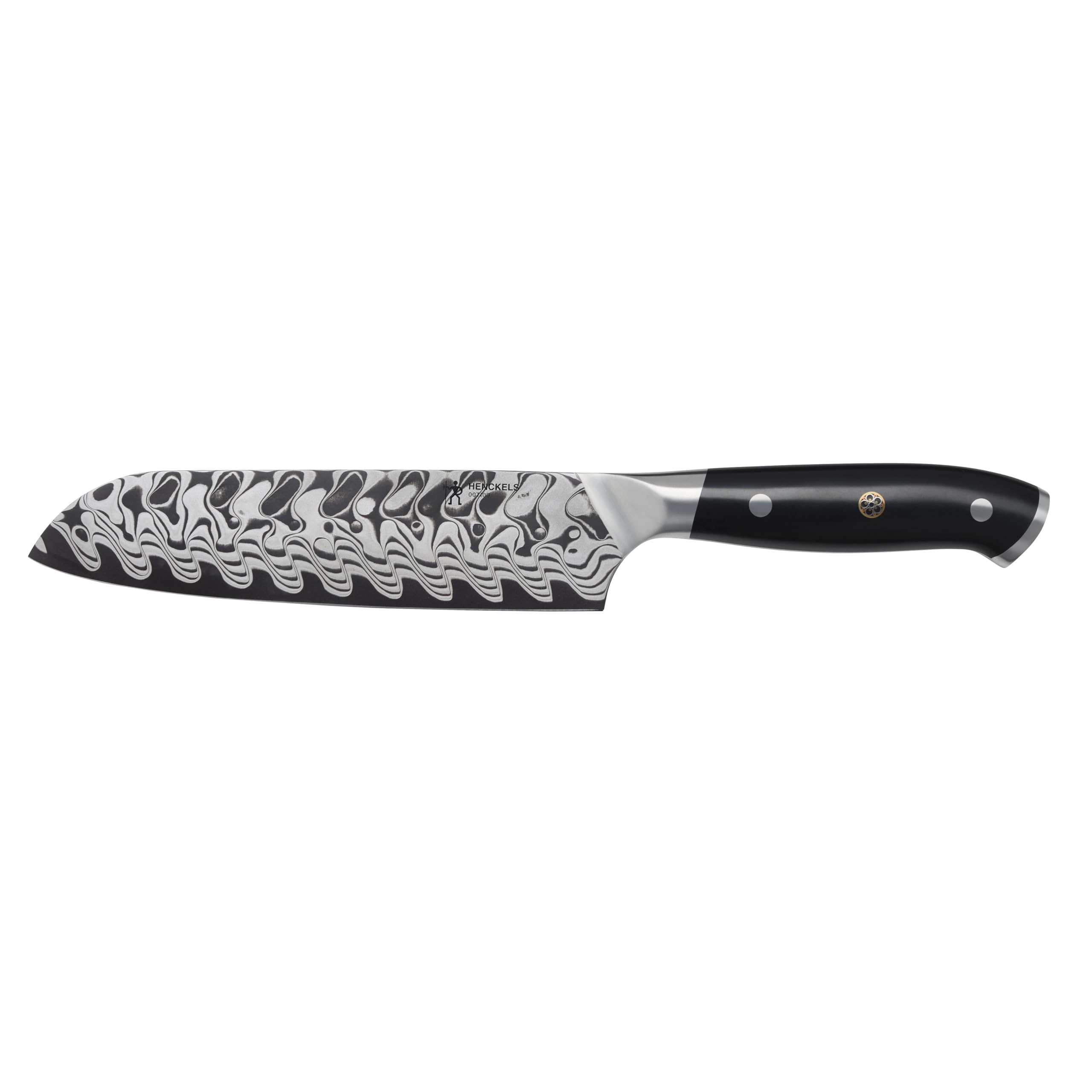 HENCKELS Compass Damascus 7-inch Damascus Santoku Knife