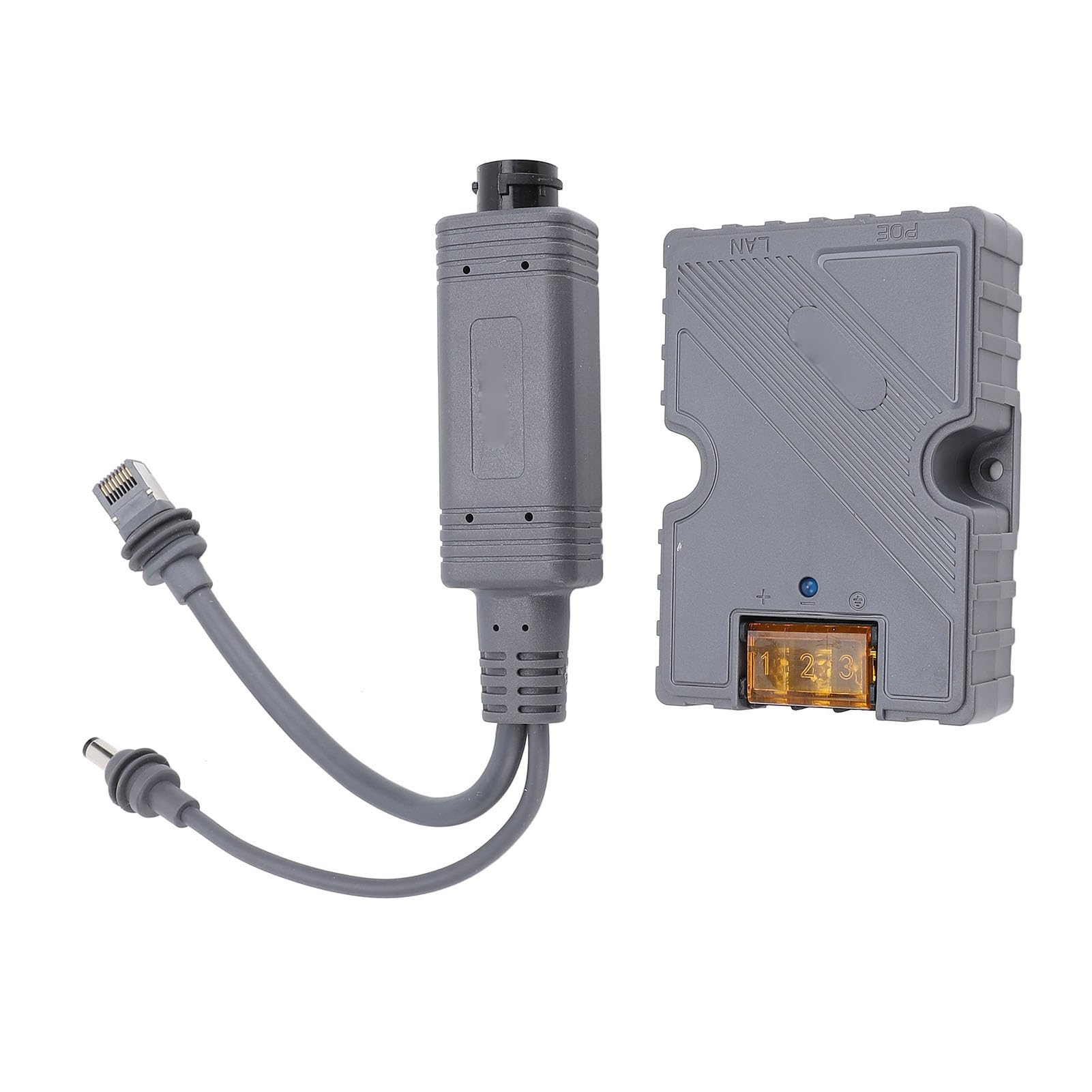 150W GigE PoE Injector Adapter DC48-57V 3A Input Support 10/100/1000Mbs Network Speed PoE Injector Splitter Kit for Mini Antenna Device