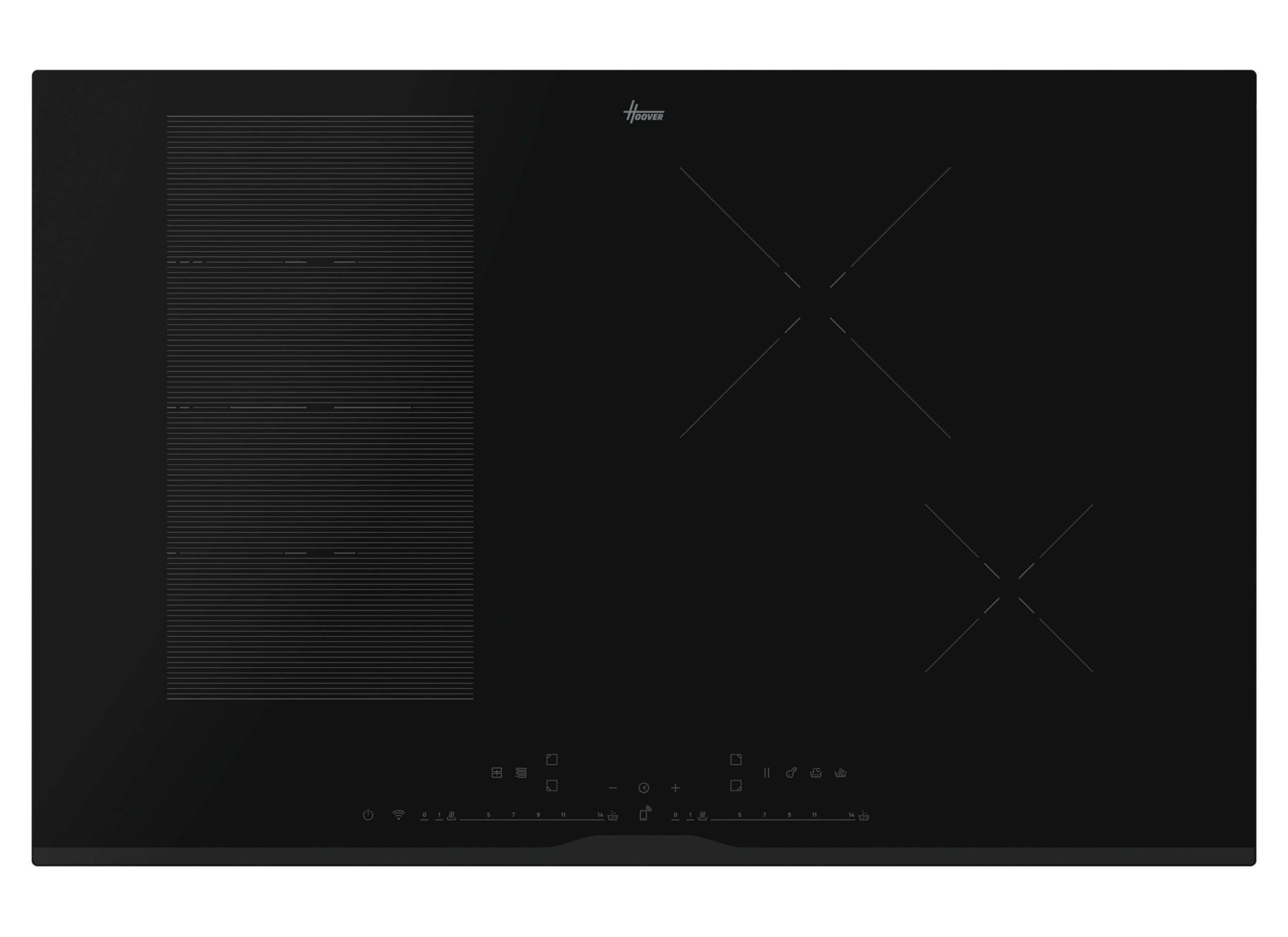 Hoover Black Collection 5 Induction Hob - 4 Burners (Hif84dcs)