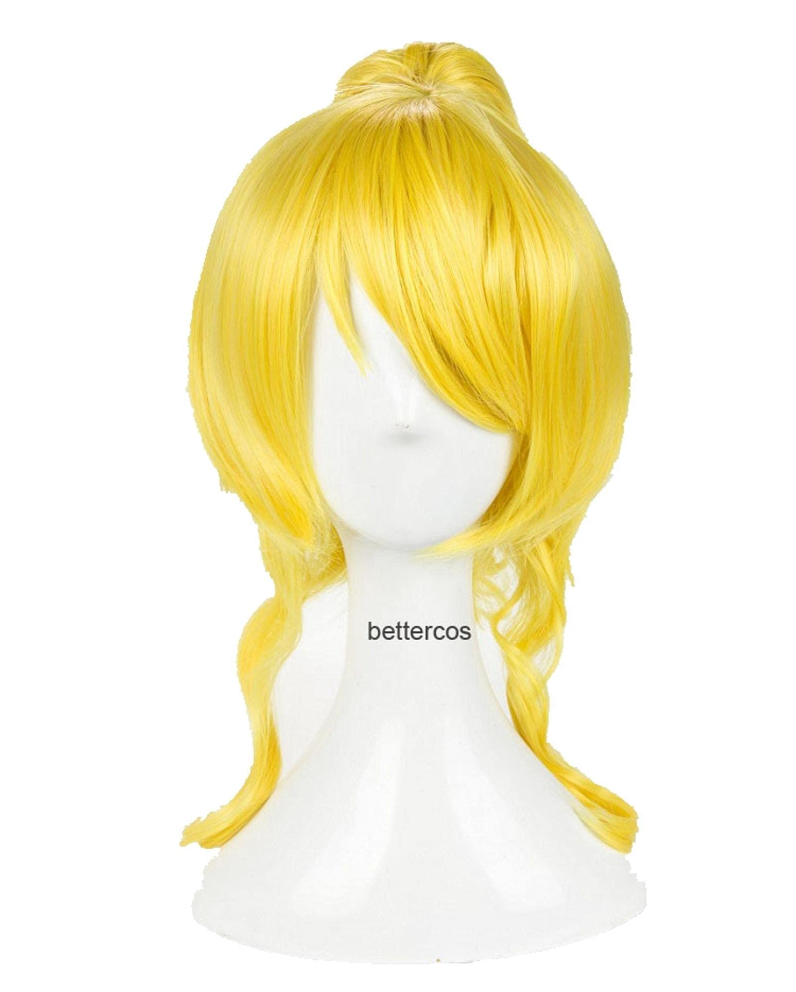 LoveLive! Love Live Eli Ayase Cosplay Wigs Golden Clip Ponytail Heat Resistant Synthetic Hair Wig + 