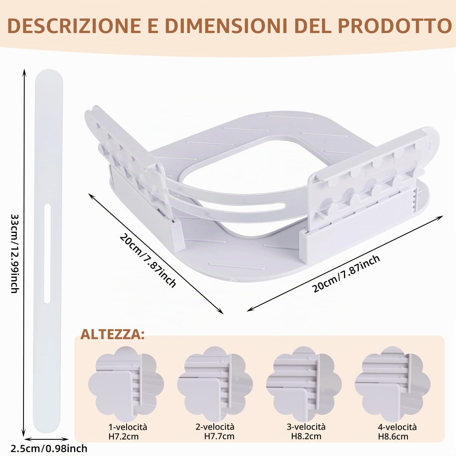 Hainue 4 Pezzi Blocca Lenzuola, Supporto per Blocca Lenzuolo con Strisce di Bloccaggio,Rimovibile,5 Livelli Regolabile in Altezza,per Materasso per Tutte Le Dimensioni(Bianco)