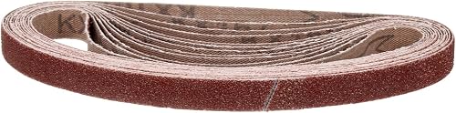 CoCud 1/2 x 12 Inch Sanding Belt, 20 Pcs 80 Grit Knife Sharpener Belts Work Shar