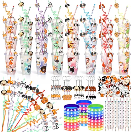 Saypacck 194 Pcs Dog Party Favors Goody Cup Fillers, Dog Party Decorations