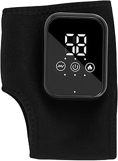 Fuß- und Knöchel-Massagegerät - Kabellose Fußbandage - Aufladbares beheiztes Massagegerät mit 3 Massage-Modi und 5 Wärmestufen,Für Entspannung, Komfort, Pflege, Für Zuhause