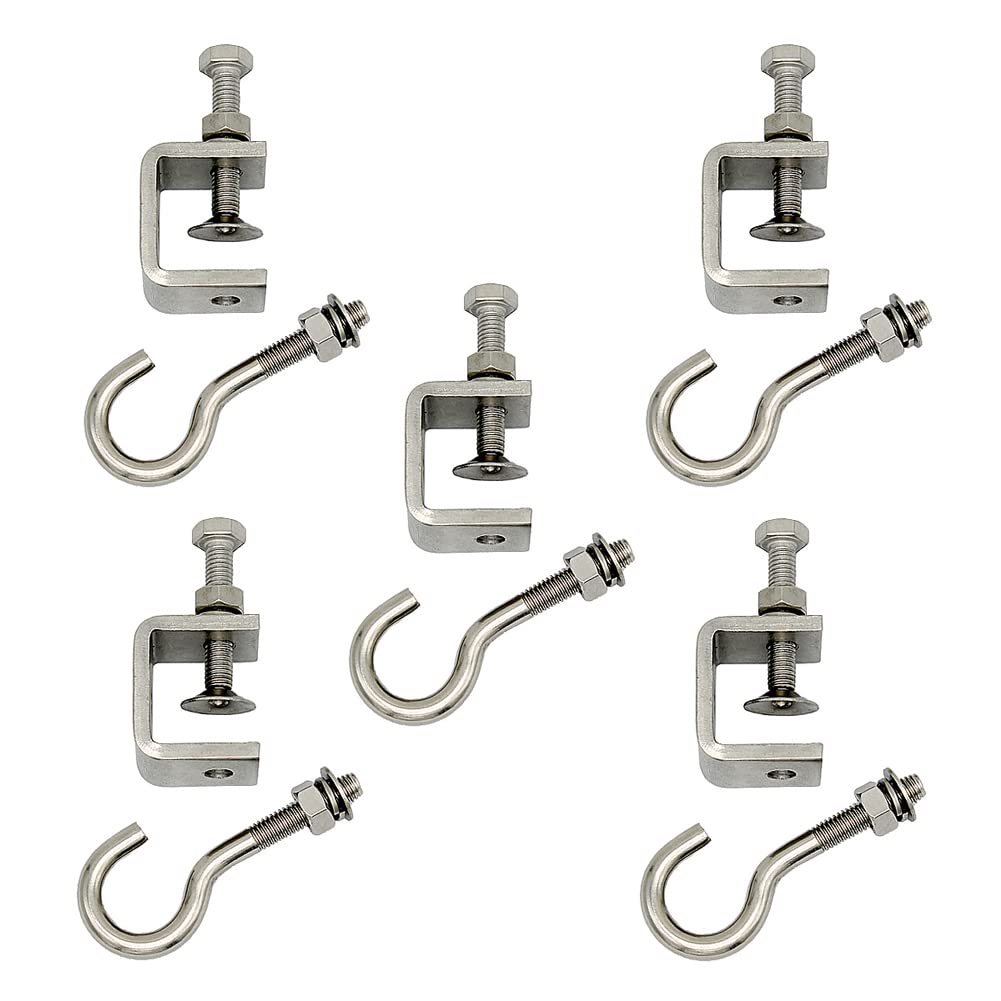Buy C Clamp Stainless Steel, Steel Beam Clamp; C Clamps;Square Screw with Stainless