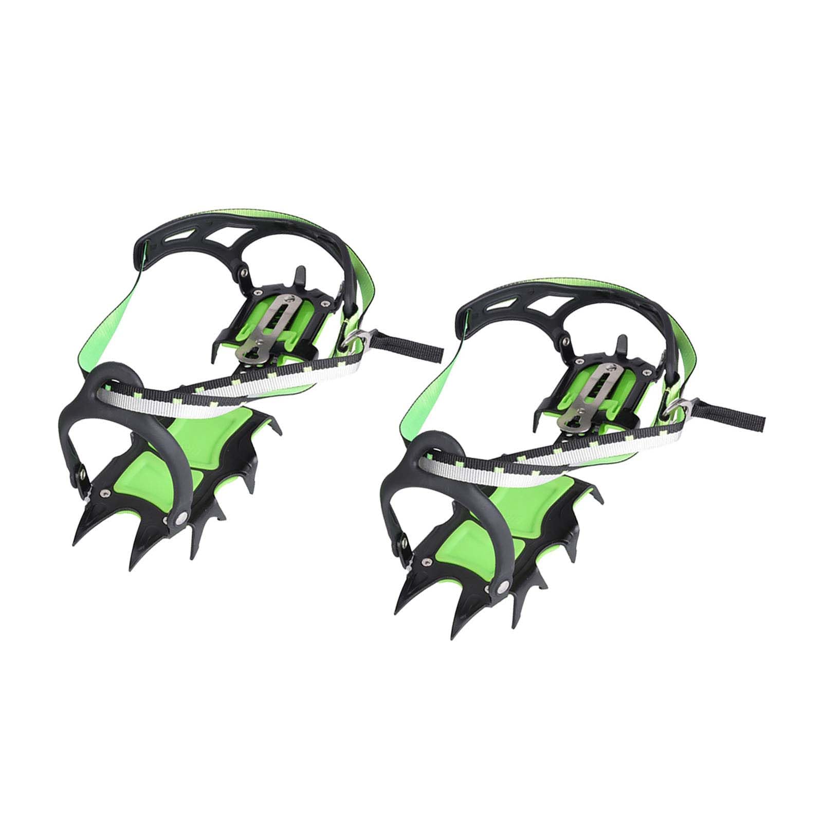 Rosvola Crampons with Double Row Buckles, 14 Teeth Size 36-45