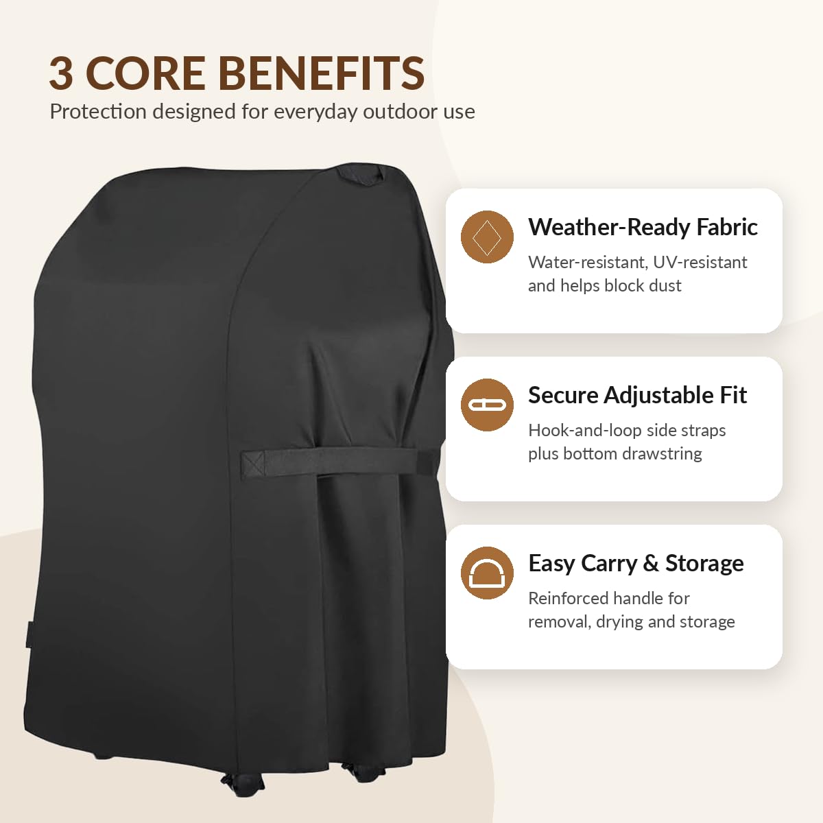 Funda Barbacoa Impermeable para Campingaz Class 3 L 2014-2014 | Cubierta Barbacoa de Gas Cubierta BBQ de Parrilla Protector Funda BBQ Exterior Anti Viento Polvo Humedad Resistente Sol Nieve