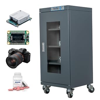 160L / 5.65 Cu.Ft. Electronic Dry Cabinet with Humidity Control for Camera & Lens Storage, Photography Equipment, Guitars & 3D Printer Filament, Moisture Proof Box