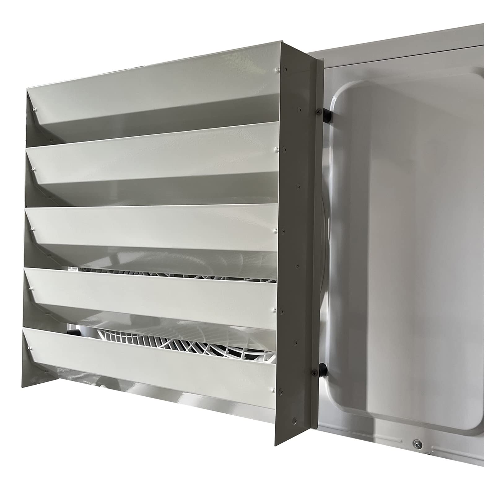 Mini Split AC Deflector Outdoor Vent Shield Air Conditioner Deflector Galvanized Steel Outdoor Unit 65x65cm 60x60cm(60x60CM)