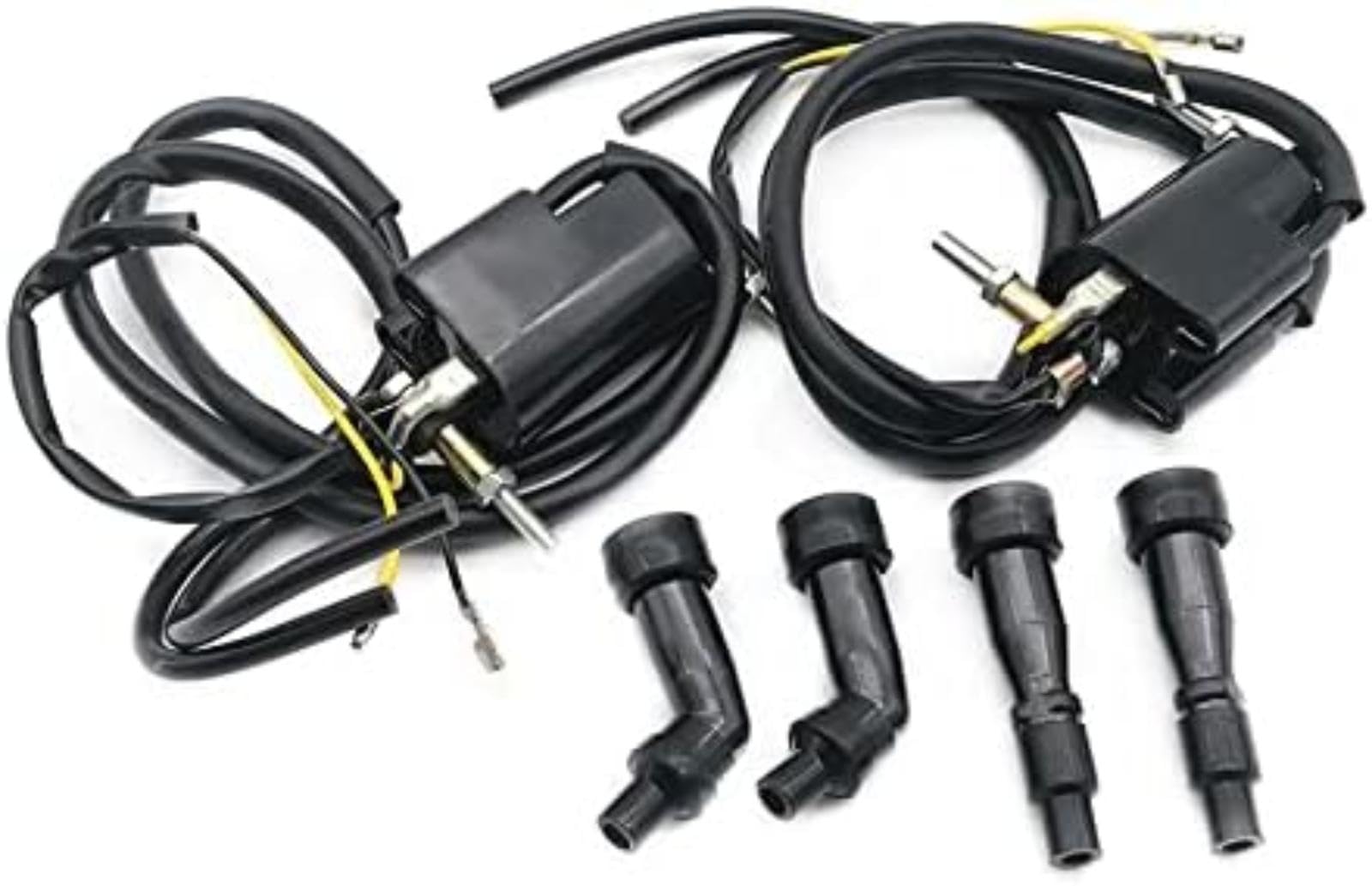 Wivplex Set da 2 bobine di accensione per moto da per corsa, per 750, 900, SC, GL1100, 1200 - Componenti ad alte prestazioni Bobina di accensione per moto (CB650) Bobina di accensione (CB650)