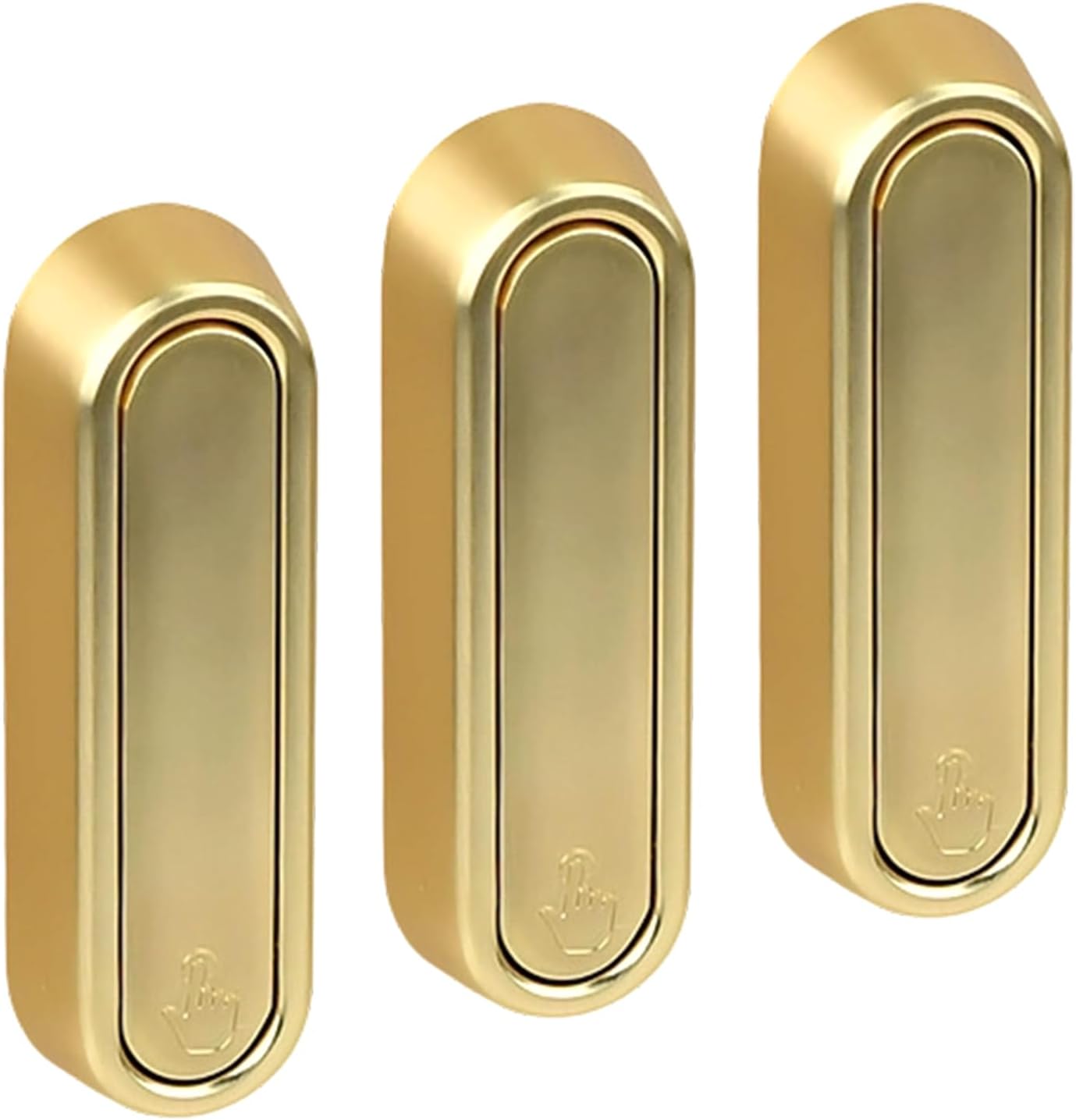 Foldable Wall Hooks 2 Pack Zinc Alloy Collapsible Hangers Space Saving Screw Mount for Towels Bags Entryway Apartment (Golden-2pcs)