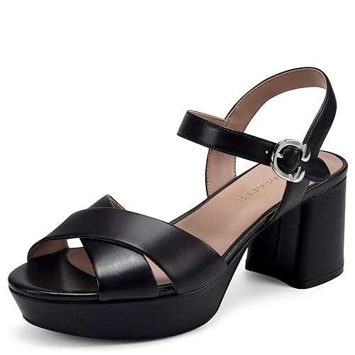 Aerosoles Women's Cosmos Heeled Sandals - 12 - Black Leather