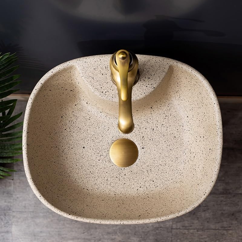 Pedestal Sinks Sink Wash Basin Ceramic Home Balcony Hotel Garden Bathroom (A)