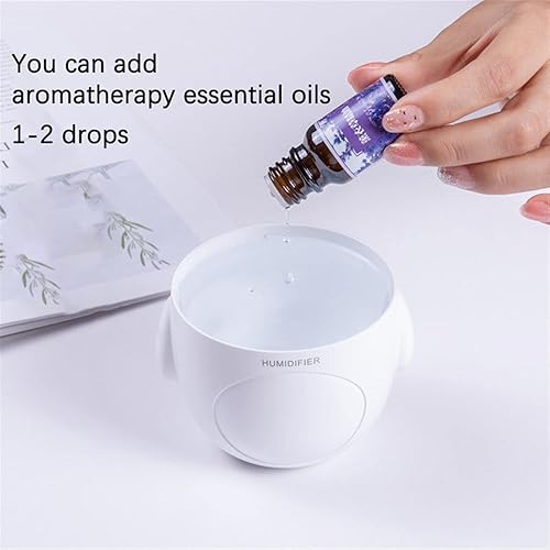 Miniatura 6 de Humidifier Humidifier 320 ml Home Bedroom Mini Mute USB Spray for Office Car Aroma Humidifier LED Mist Maker Desk Humidifier (Colour White)