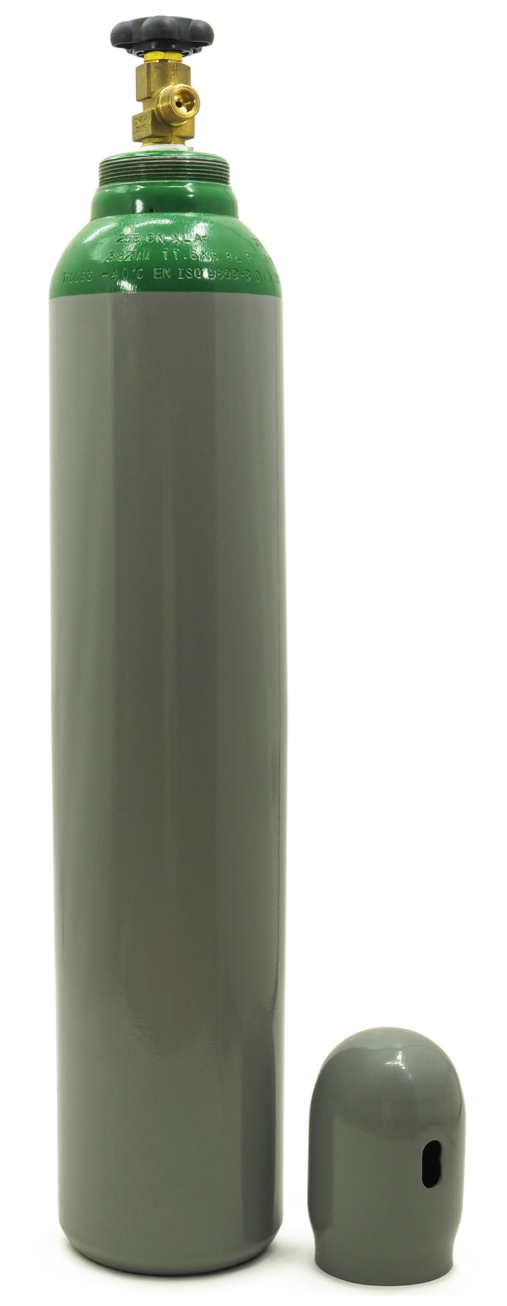Bombona de gas TIG Welding Gas Pure Argon 4.8 1.3 m³ 8 Litres 150 bar MIG WIG Gas de soldadura