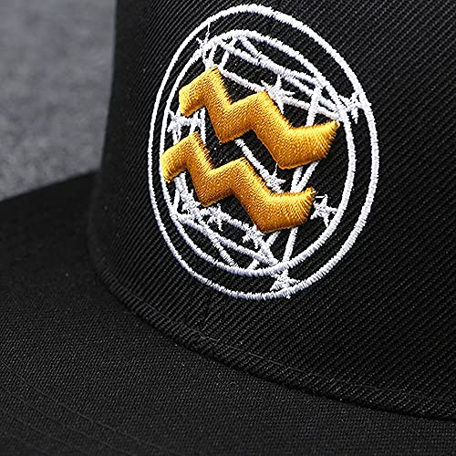 Image of Men Women Baseball Caps Constellation Zodiac 12 Snapback Hats