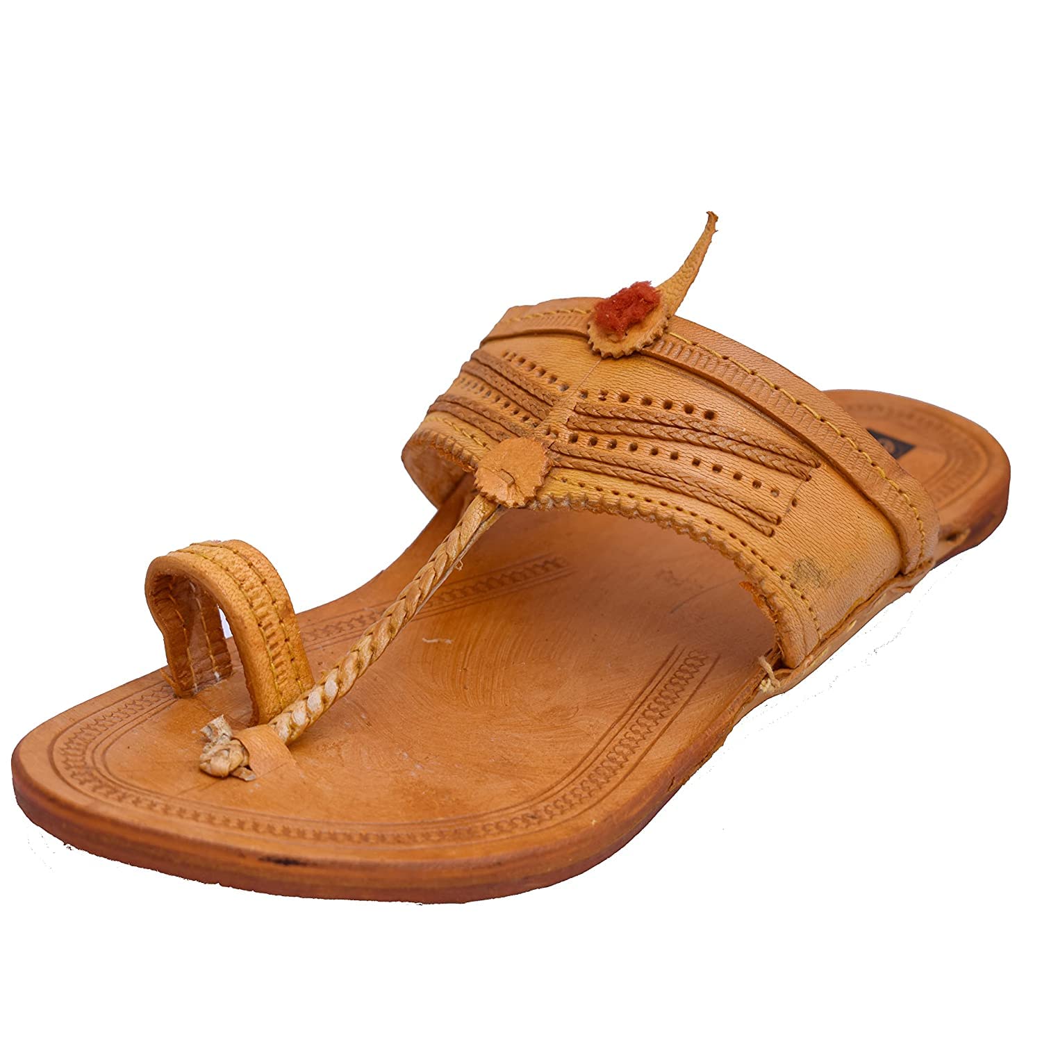 Kolhapuri Chappal for Men Stylish Original Leather|kolapuri chapal Men|Thong Slippers for Men-6 (B0BKWMW3FL) Amazon Price History, Amazon Price Tracker