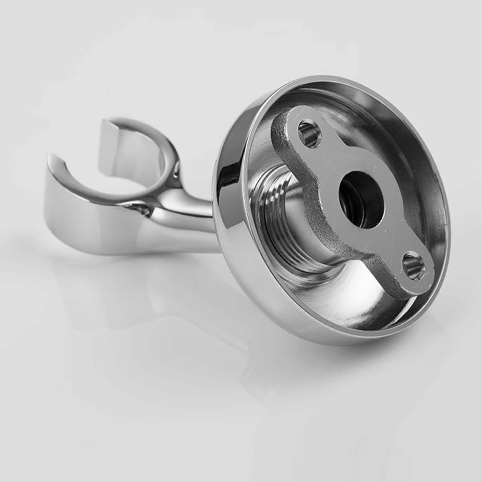 Duschkopfhalterung Runden Duschhalterung Messing Duschkopf Halterung 360° Drehung Handbrause Halterung Bohrinstallation Halterung Duschkopf Überzug Duschkopfhalter Geeignet für Badezimmer