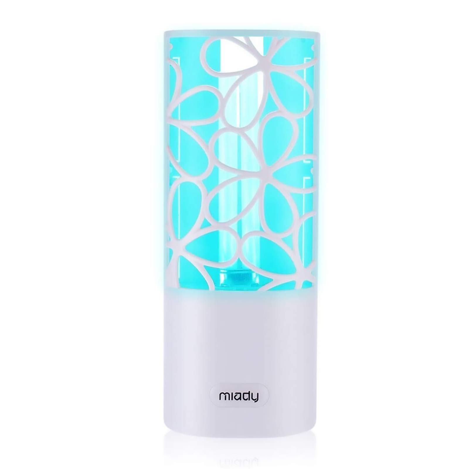 Miady Indoor Insect Sticky Trap, UV Fly Killer Light, Non-Zapper Trap for Effective Control Flying Bug, Fruit Fly, and Gnat in the Home, Including 3 Adhesive Boards,Non-Toxic