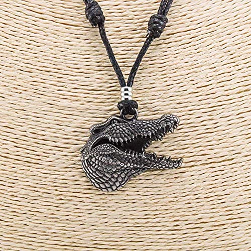 BlueRica Gator on Adjustable Cord Necklace4
